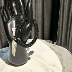 Liz Claiborne Black Beaded Bracelet